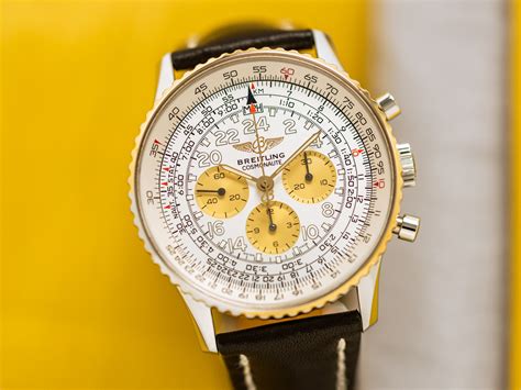 breitling navitimer cosmonaute gold